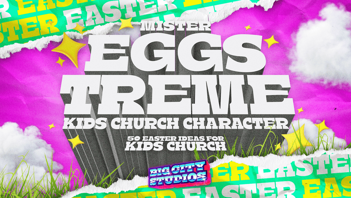 Mr. Eggstreme Kids Church Character