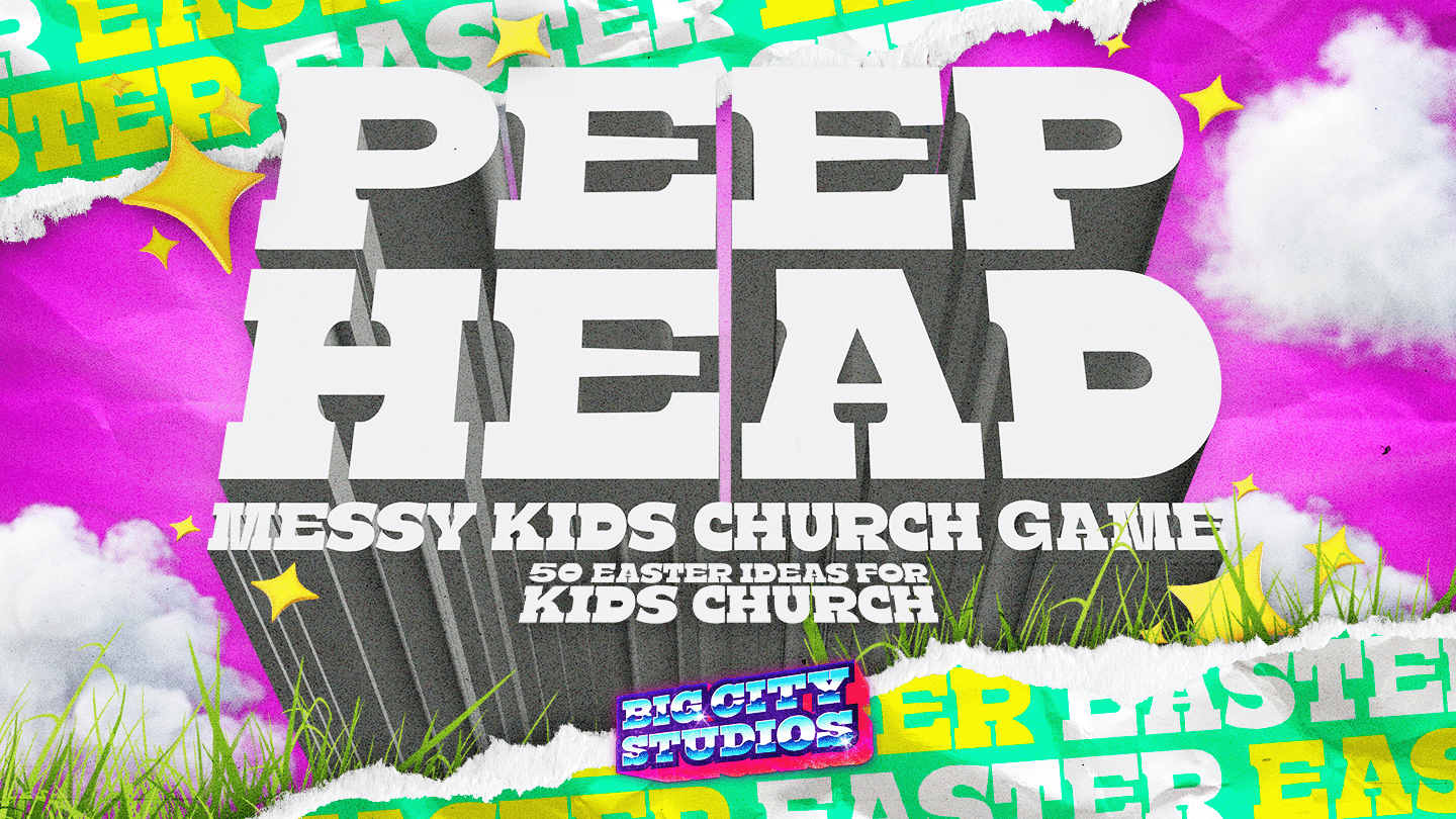 Peep Head Messy Kids Church Game