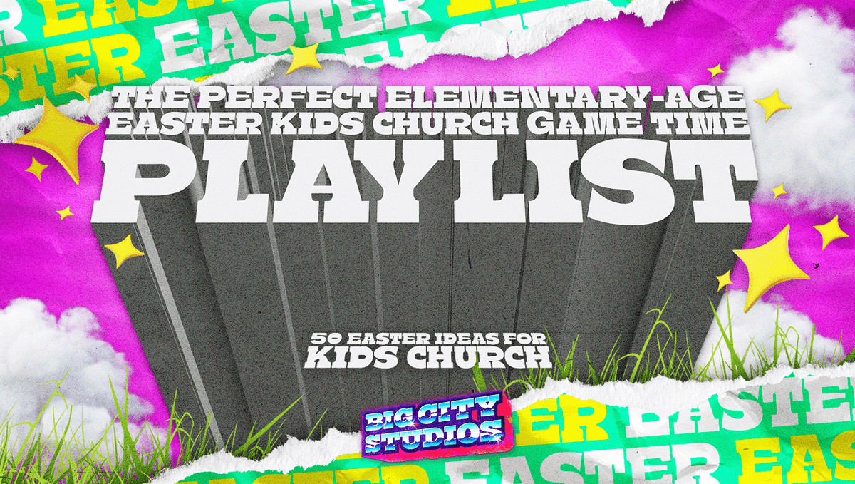 The Perfect Elementary-Age Easter Kids Church Game Time Playlist