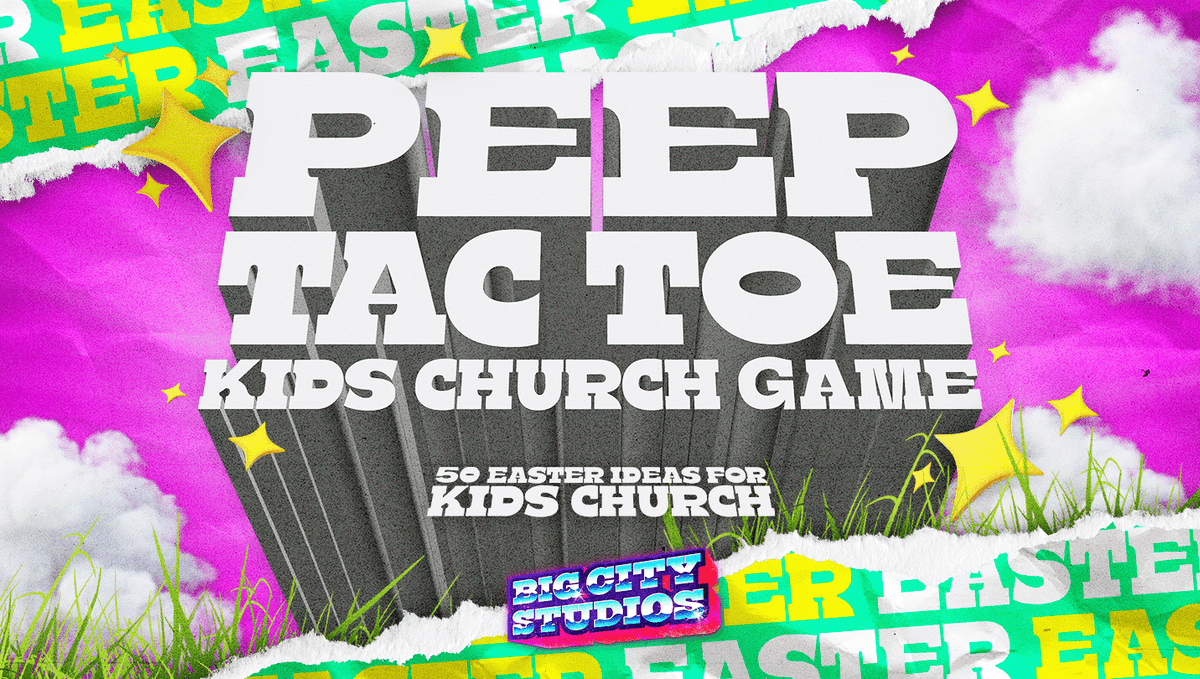 Peep Tac Toe Kids Church Game