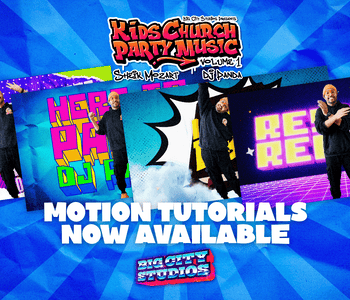 Kids Church Party Music Motion Tutorials Now Available!
