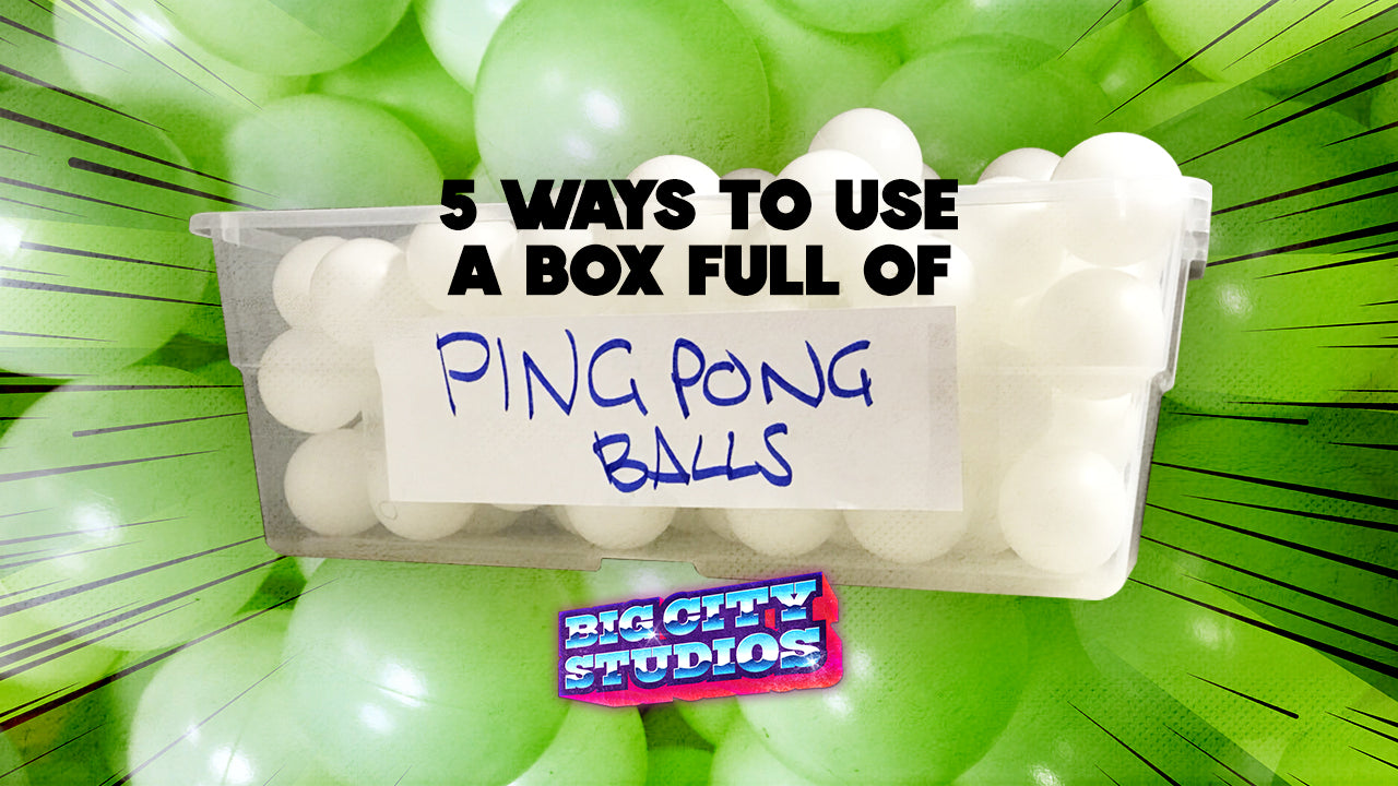 5 Ways to Use a Box Full of Ping Pong Balls