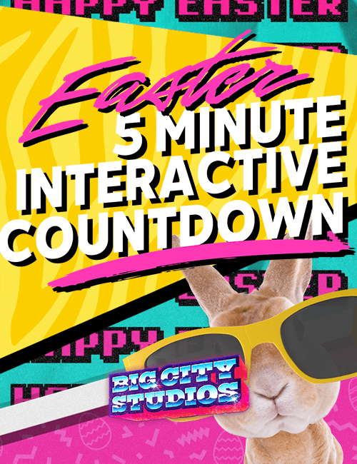 90s Easter 5 Minute Interactive Countdown