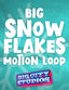 Big Snowflakes Blue Motion Loop