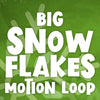Big Snowflakes Green Motion Loop