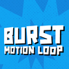Burst Motion Loop Blue