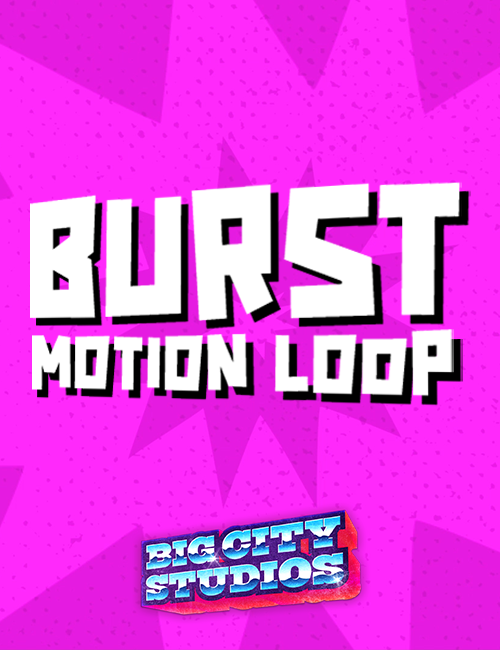 Burst Motion Loop Pink