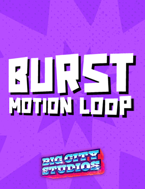 Burst Motion Loop Purple