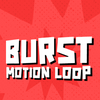 Burst Motion Loop Red