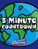 Cartoon Globe 5 Minute Countdown 03