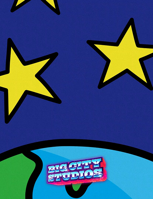 Cartoon Globe Motion Loop 02