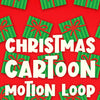 Christmas Cartoon Giftbox Red Motion Loop 01