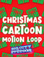 Christmas Cartoon Giftbox Red Motion Loop 01