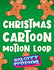 Christmas Cartoon Gingerbread Man Green Motion Loop 02