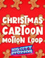 Christmas Cartoon Gingerbread Man Red Motion Loop 01