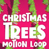 Christmas Trees Red Motion Loop