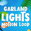 Christmas Garland Lights Motion Loop