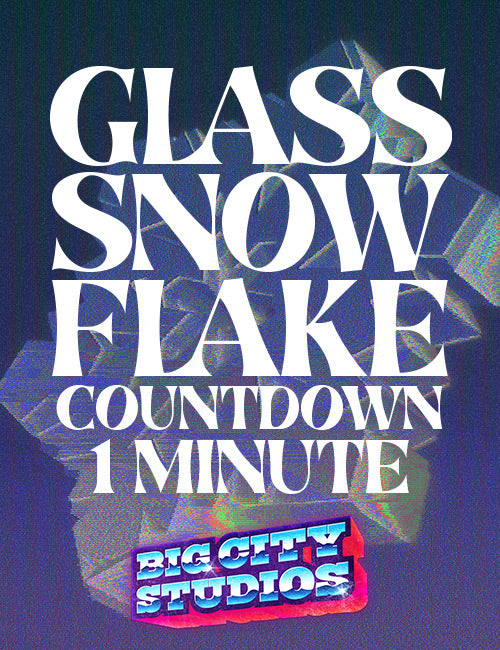 Glass Snowflake Countdown 1 Minute 01