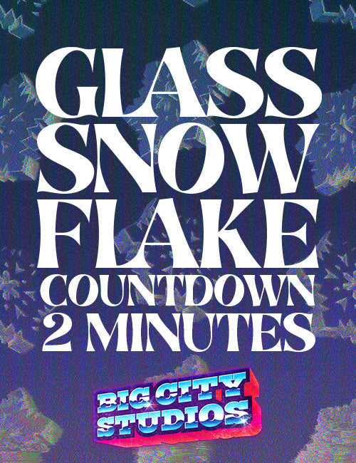 Glass Snowflake Countdown 2 Minutes 02
