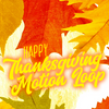 Happy Thanksgiving Leaves Square Motion Loop