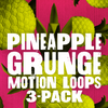 Pineapple Grunge Pink Yellow Loops 3-Pack