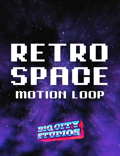 Retro Space Motion Loop