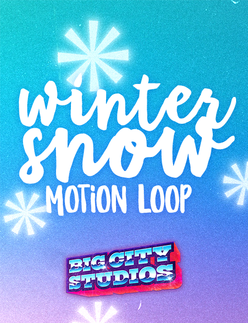 Winter Snow Motion Loop